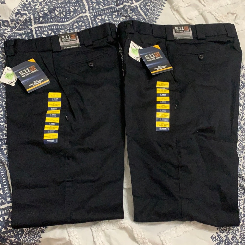 5.11 pants 32” waist unhemmed!